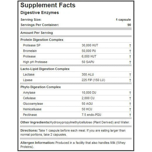 Allmax Nutrition Digestive Enzymes - 90 Capsules