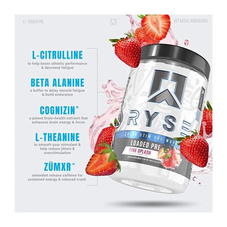 RYSE Loaded Pre-Workouts 30 Servings
